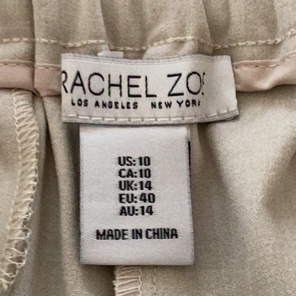 Rachel Zoe NWT  High Waist Cream Shorts Size 10 - Picture 4 of 5